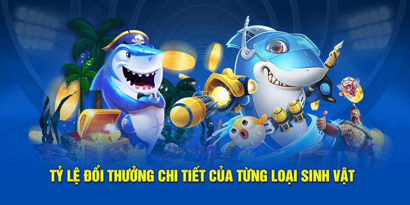 Tỷ lệ đổi thưởng chi tiết của từng loại sinh vật